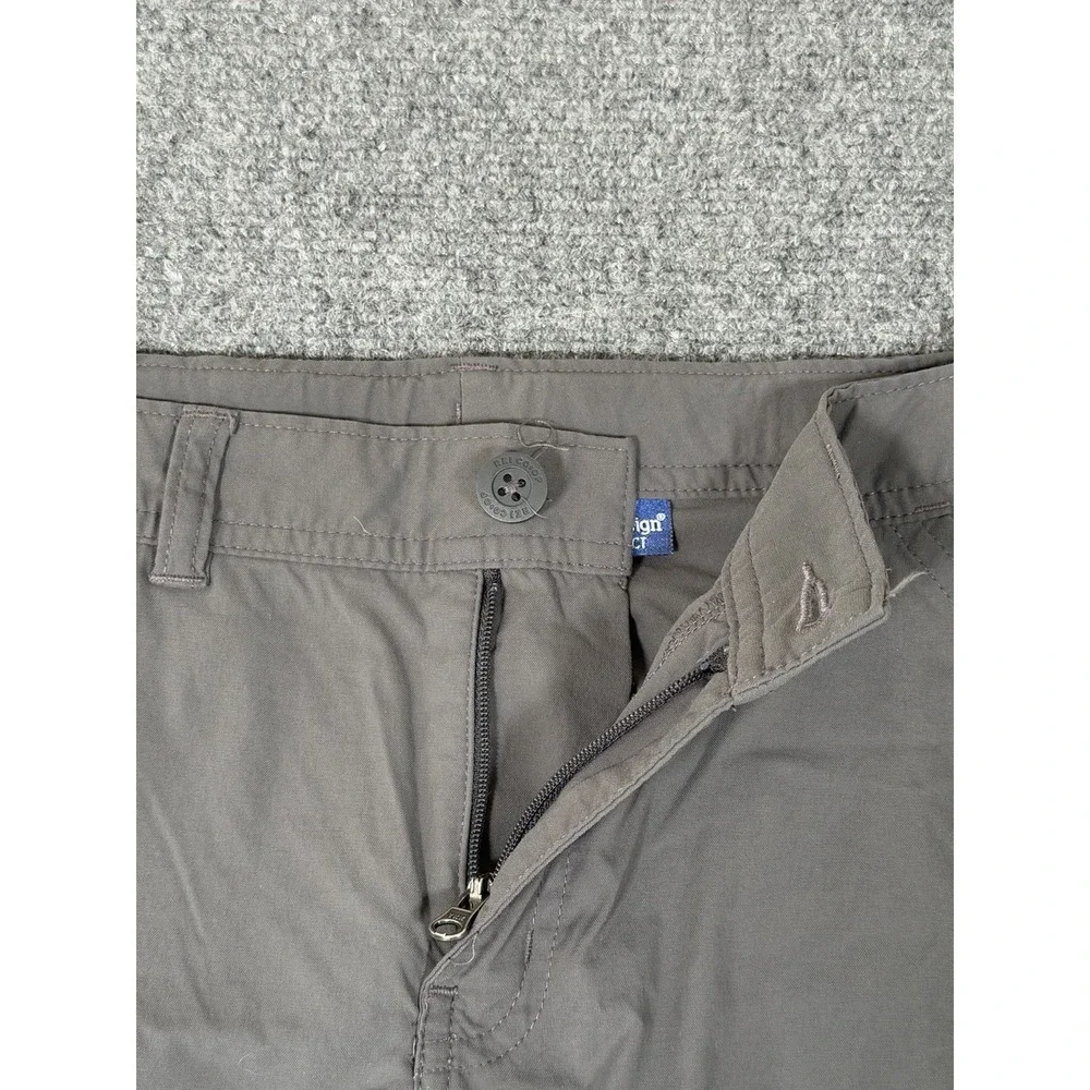 REI Co-op Boys Convertible Cargo Hiking Pants Stretch Outdoor Gray Medium Nylon